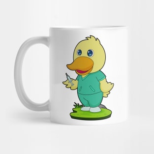 Duck Nurse Syringe Mug